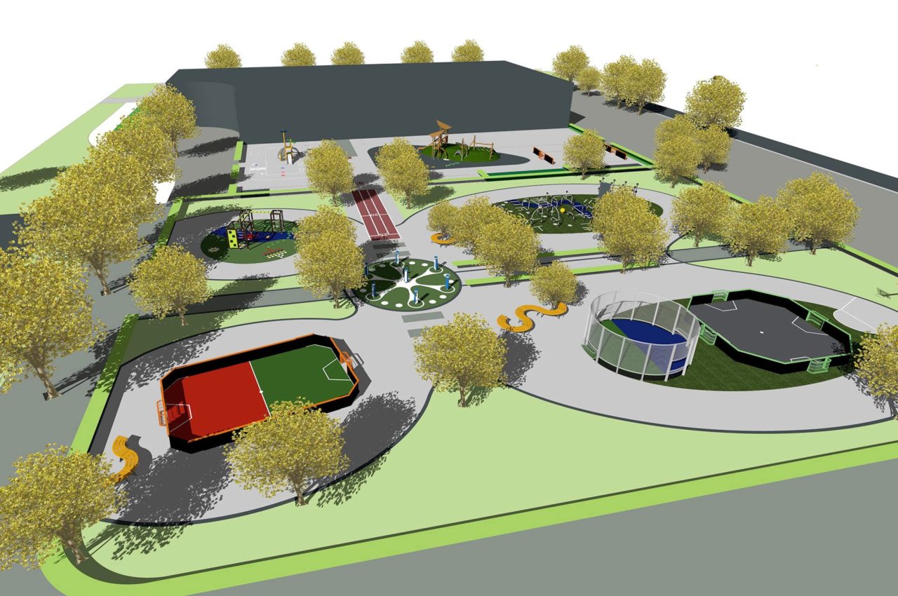 Yalp Design Service - Playground and sports field