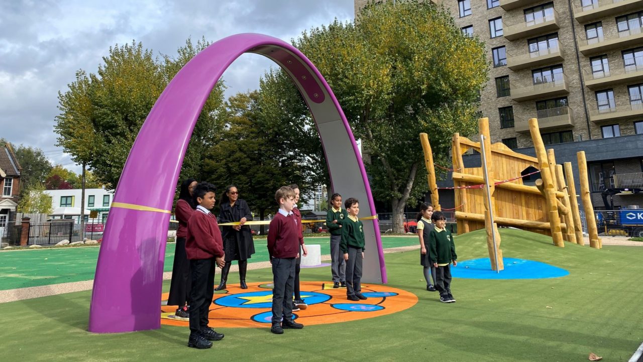 Re-opening Bollo Brook Park | Yalp Sona Interactive dance and play arch
