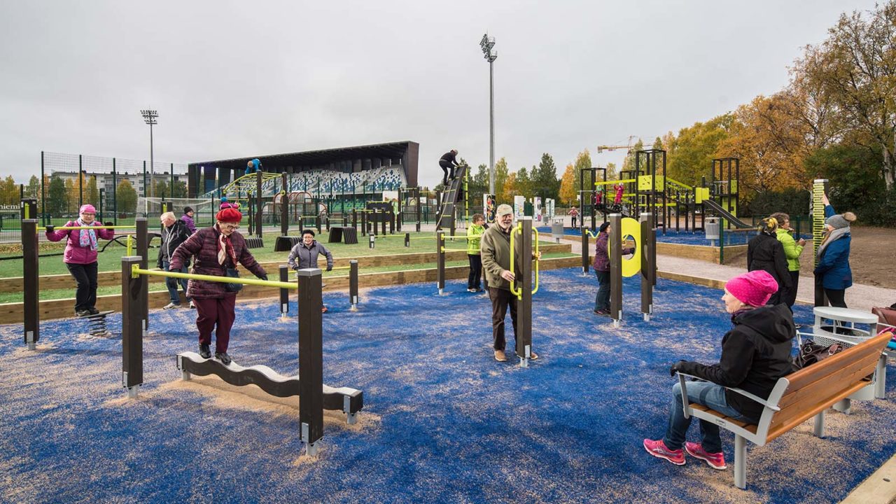 92% of participants planned to continue to use the Senior Sport facilities after the project had concluded. Image: Rovaniemi, Finland.