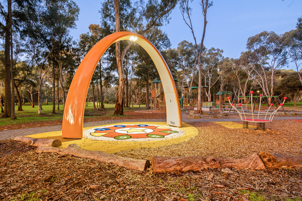 Yalp Sona Interactive dance and play arch - Maxwell Road, Para Hills West | Australia 